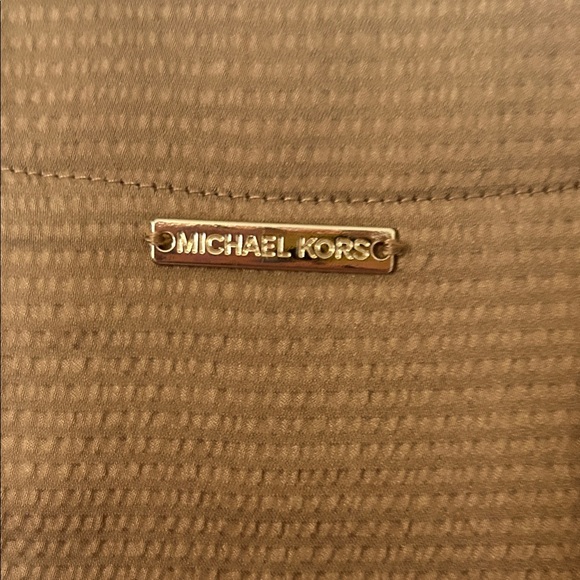 Michael Kors Brown V-Neck Blouse - Picture 6 of 10